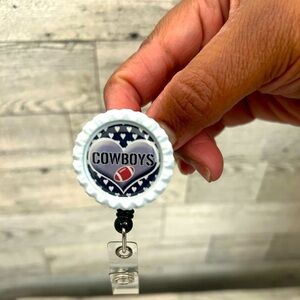Dallas Cowboys Handmade Bottle Cap Badge reel